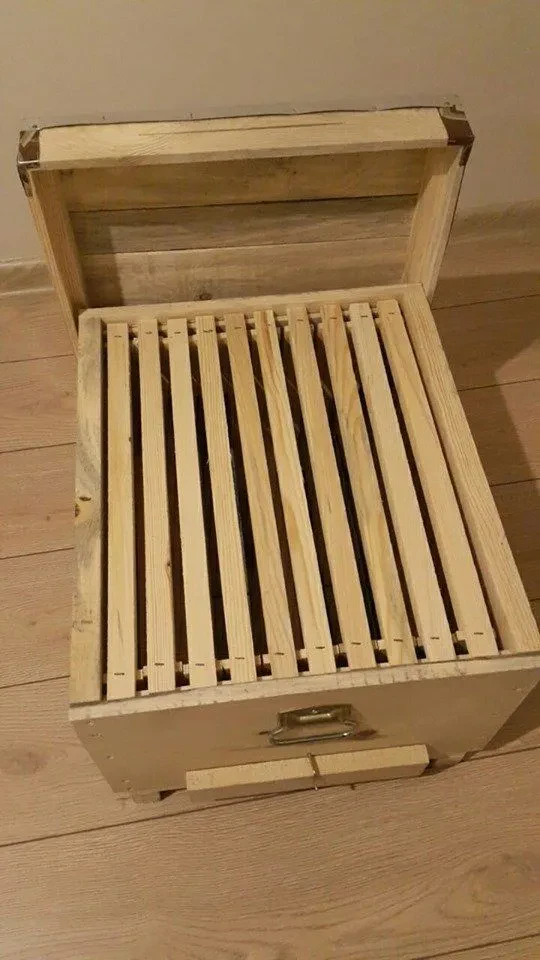 Ahşap Arı Kovanı Tek'li